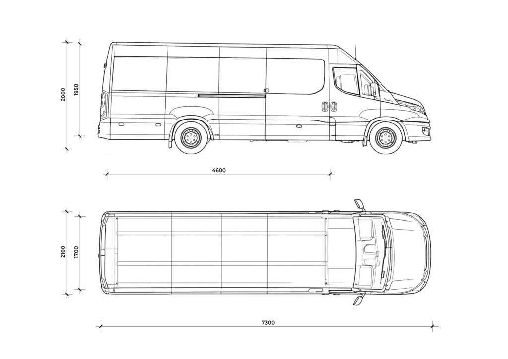 Daisy van rent dimension